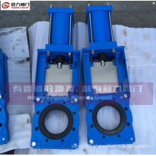ANSI Slurry Knife Gate Valve with Double Pneumatic Actuator